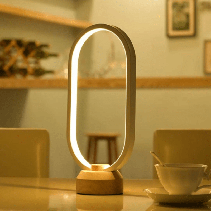 Mes lampes de chevet ® 0 bois Lampe de chevet en bois au design moderne