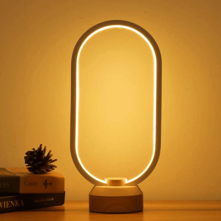 Mes lampes de chevet ® 0 bois Lampe de chevet en bois au design moderne