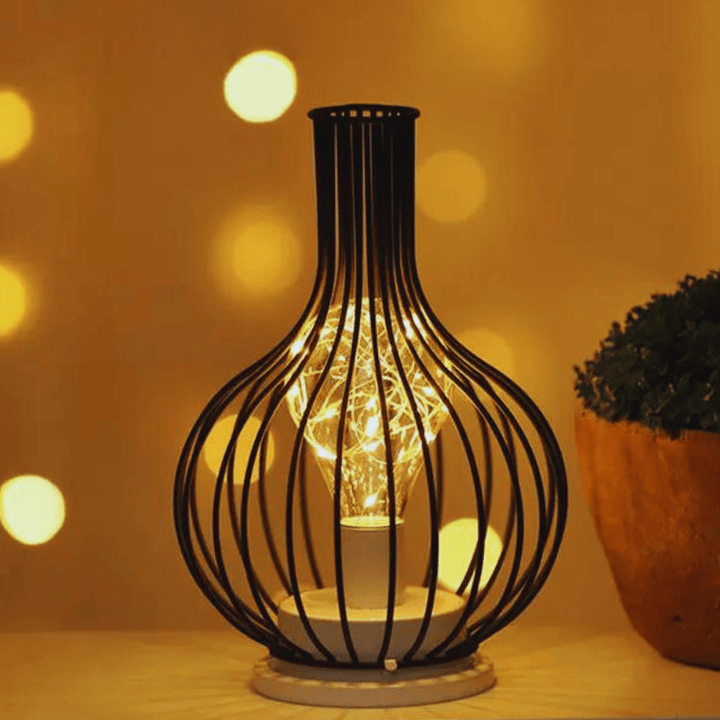 Mes lampes de chevet ® 0 Vase Lampe de chevet Artistique en Fer