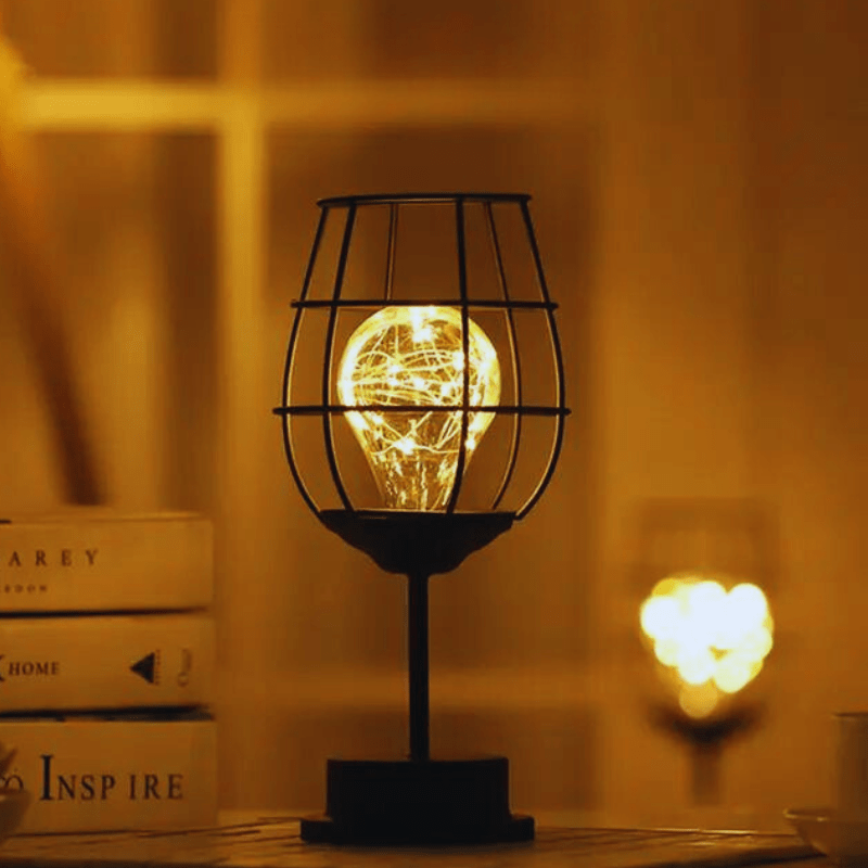 Mes lampes de chevet ® 0 Verre Lampe de chevet Artistique en Fer