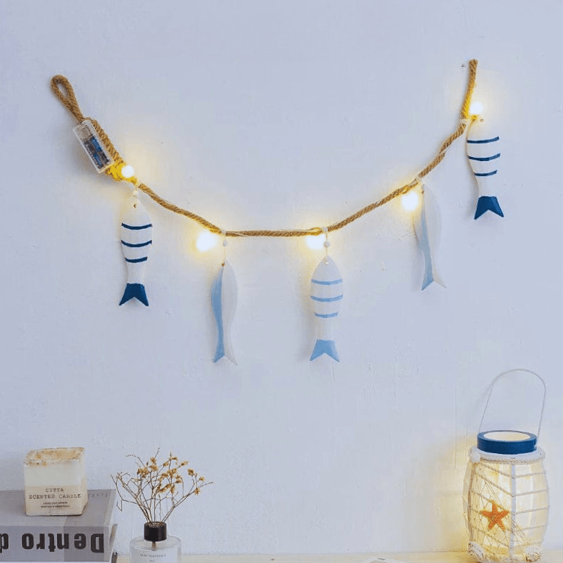 Mes lampes de chevet ® 5 poissons Lampe de chevet Bord de mer
