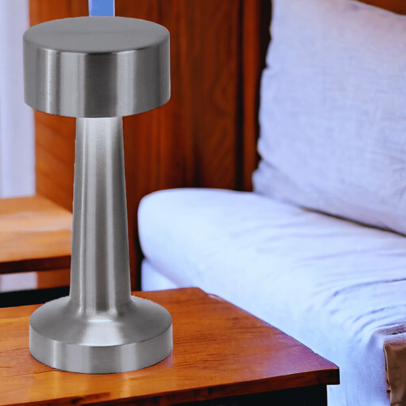 Mes lampes de chevet ® argent Lampe de chevet Tactile Rétro LED
