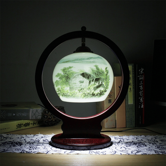 Mes lampes de chevet ® B Lampe de chevet vintage Japonais