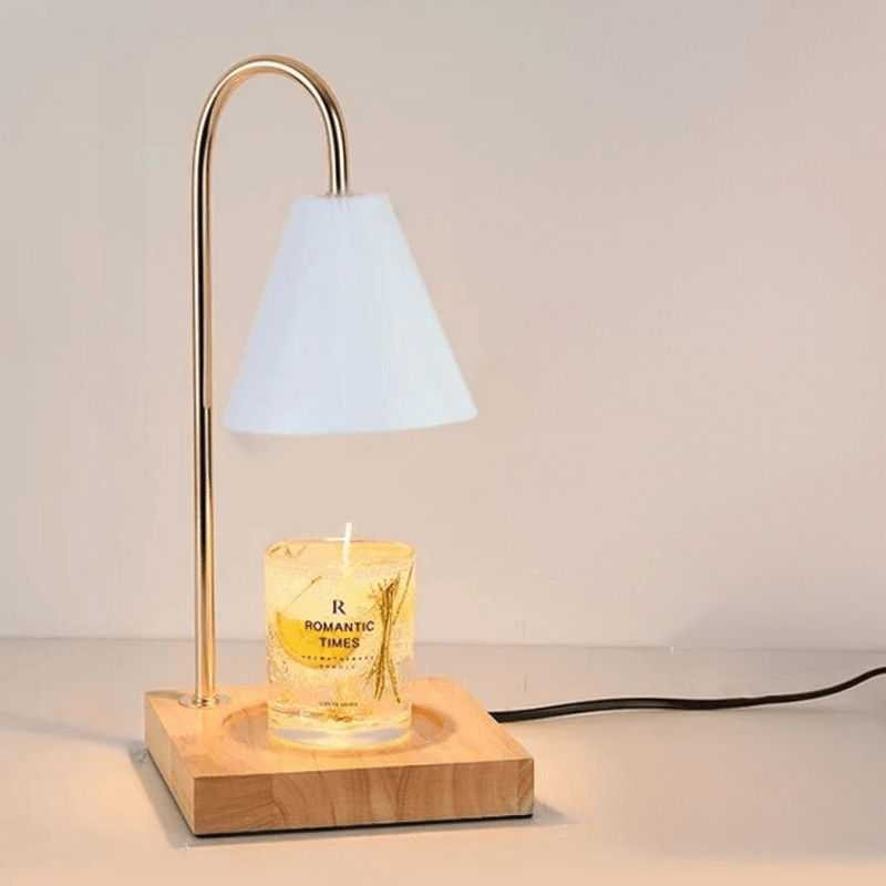 Mes lampes de chevet ® blanc Lampe de chevet chauffe-bougie