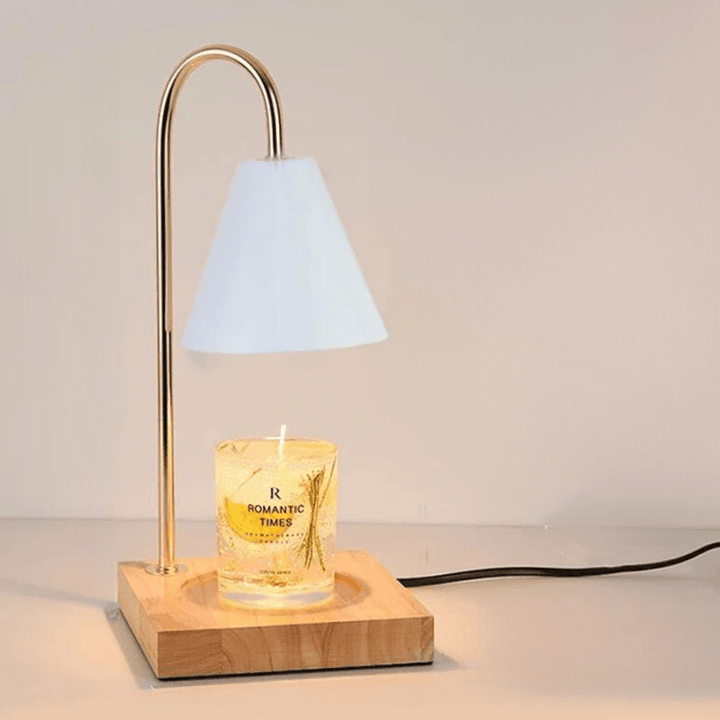 Mes lampes de chevet ® blanc Lampe de chevet chauffe-bougie