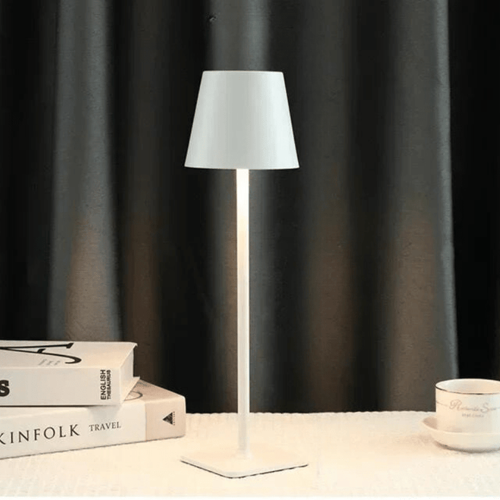 Ma boutique Blanc Lampe de chevet sur pied