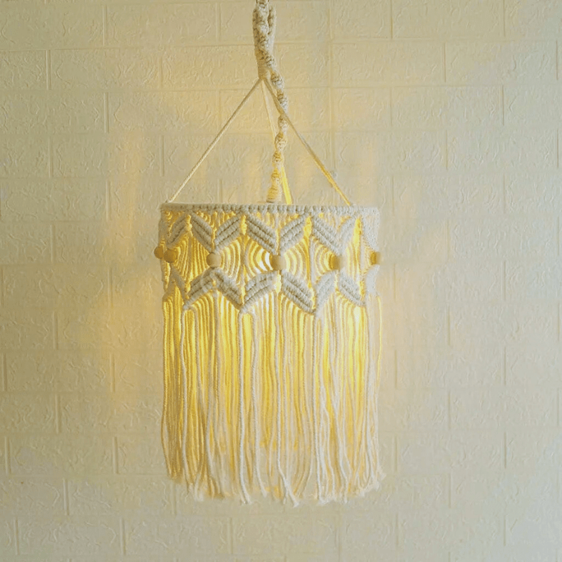 Mes lampes de chevet ® blanc Lampe de chevet suspendu vintage