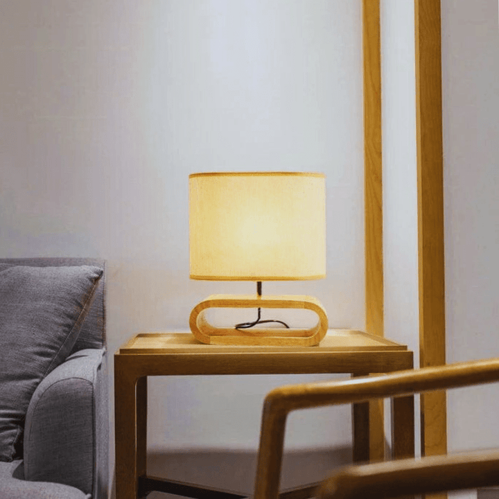 Mes lampes de chevet ® bois Lampe de chevet scandinave en bois