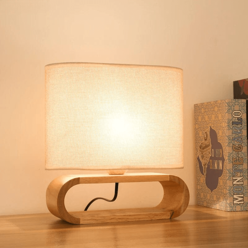 Mes lampes de chevet ® bois Lampe de chevet scandinave en bois