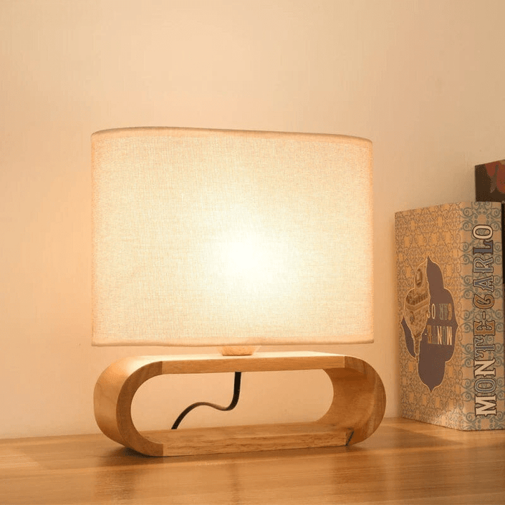 Mes lampes de chevet ® bois Lampe de chevet scandinave en bois