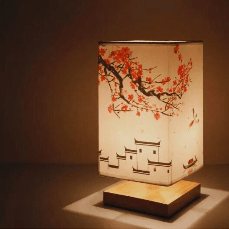 Mes lampes de chevet ® E Lampe de chevet japonaise vintage