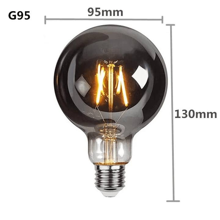 Mes lampes de chevet ® G95  220V / 4W 220V Ampoule fumée pour lampe de chevet