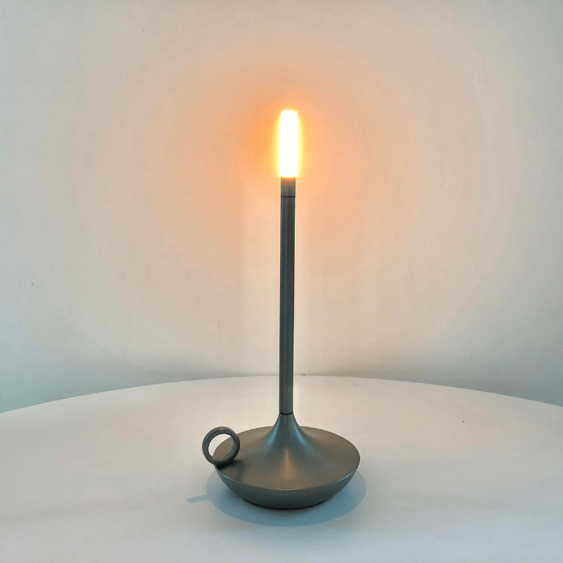 Ma boutique Gris Lampe de Chevet Bougie