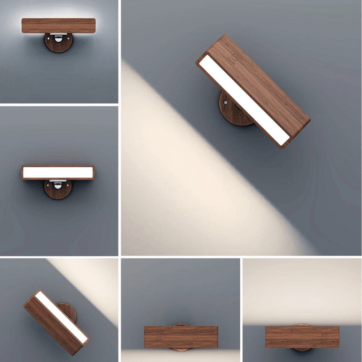 Mes lampes de chevet ® Lampe de chevet bois naturel