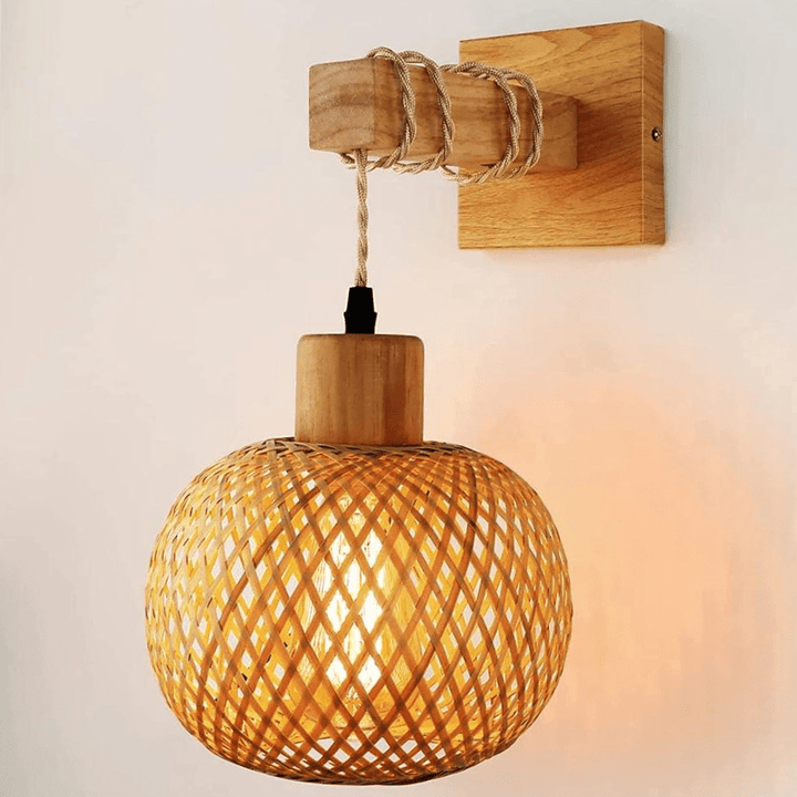 Mes lampes de chevet ® Lumière Chaude (2700-3500K) Lampe de chevet Osier