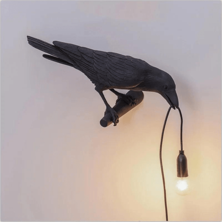 Ma boutique N.Droit Lampe de Chevet Corbeau