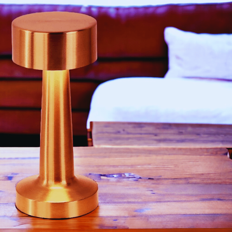 Mes lampes de chevet ® rose-dorée Lampe de chevet Tactile Rétro LED