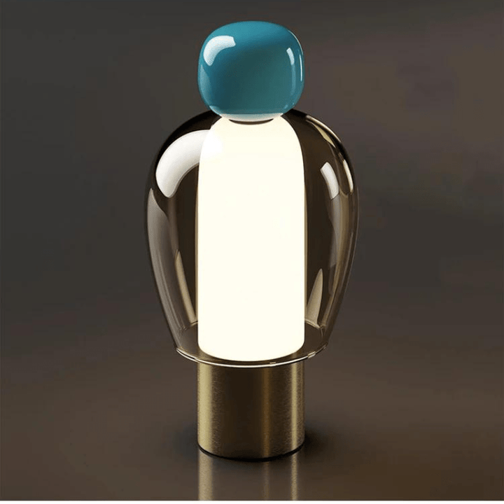 Mes lampes de chevet ® Turquoise / Lumière Chaude (3000K) Lampe De Chevet contemporaine