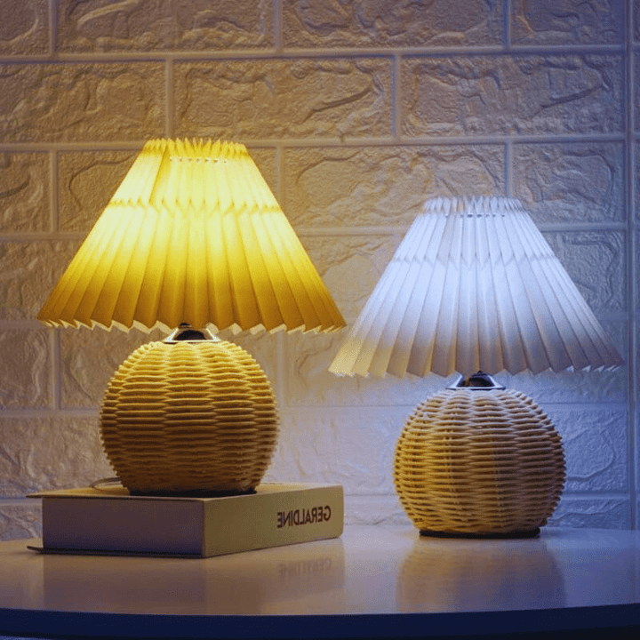Mes lampes de chevet ® 0 Lampe de chevet en osier signature