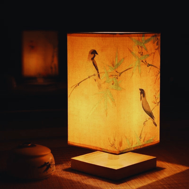 Mes lampes de chevet ® A Lampe de chevet japonaise vintage