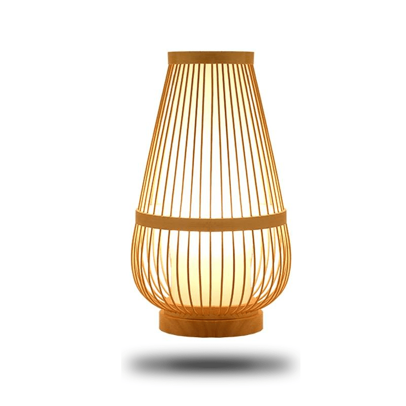 Mes lampes de chevet ® Bamboo Lampe De Chevet Naturelle en Bambou