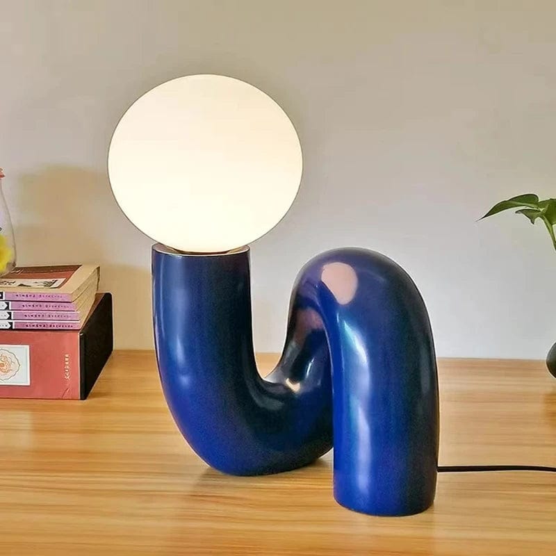 Mes lampes de chevet ® Bleu Lampe de chevet moderne Créative