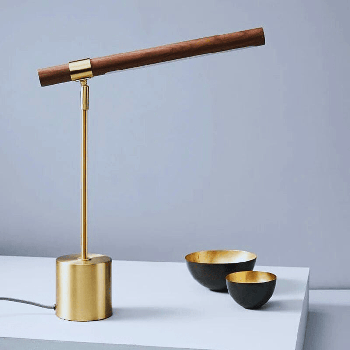 Mes lampes de chevet ® dorée Lampe de chevet bois flotté
