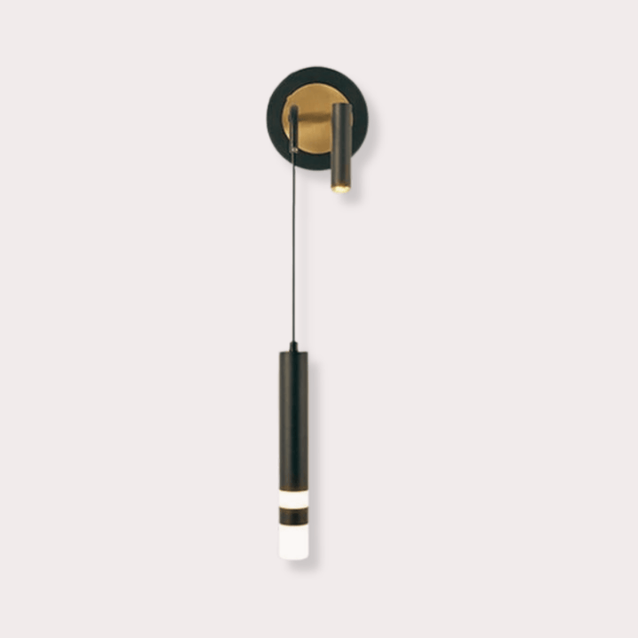 Ma boutique Noir Lampe de chevet suspendu au mur