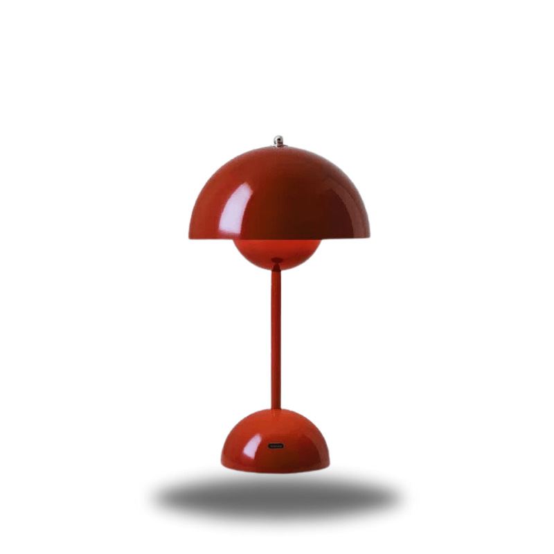 Mes lampes de chevet ® rouge Lampe de chevet vintage champignon
