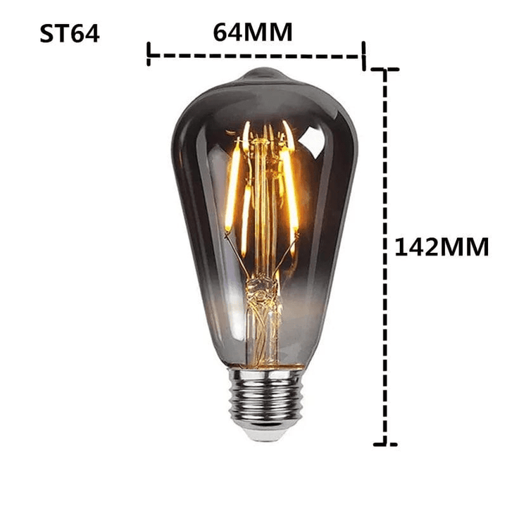 Mes lampes de chevet ® ST64 220V / 4W 220V Ampoule fumée pour lampe de chevet