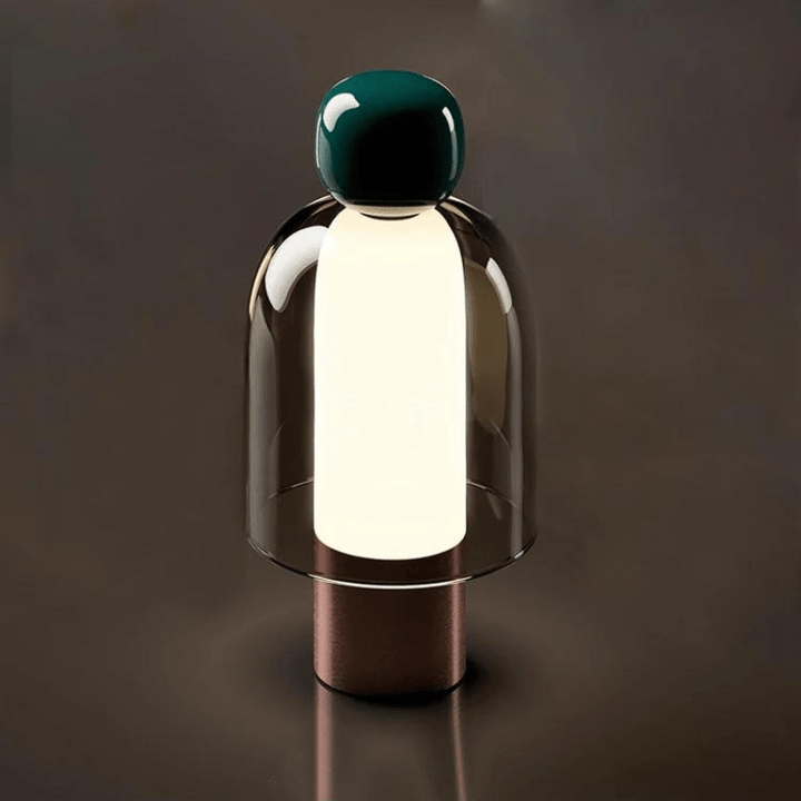 Mes lampes de chevet ® Vert de cobalt / Lumière Chaude (3000K) Lampe De Chevet contemporaine